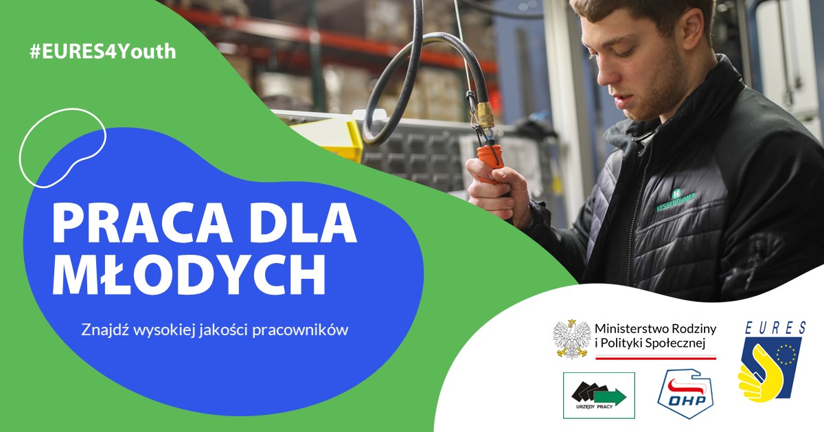 plakat EURES dla młodych