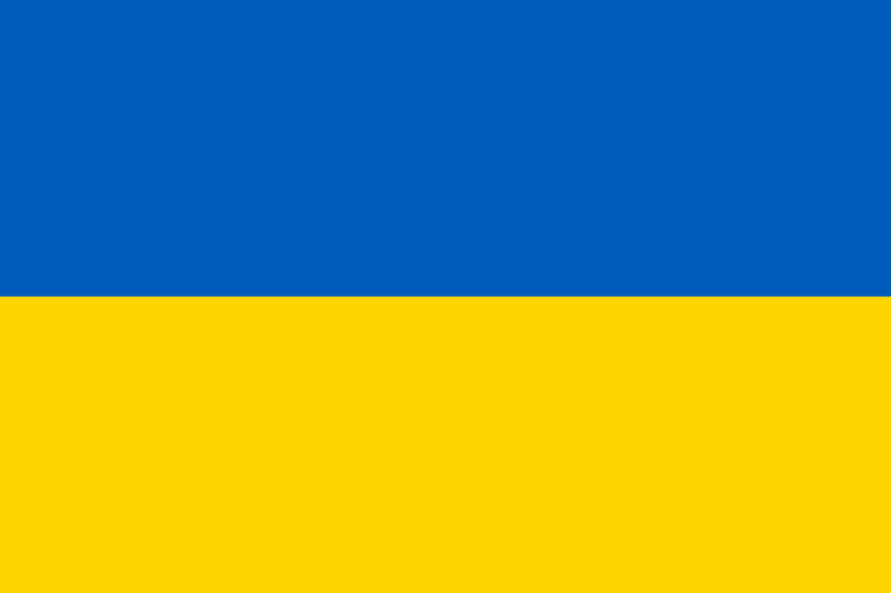 flaga Ukrainy niebiesko zółta